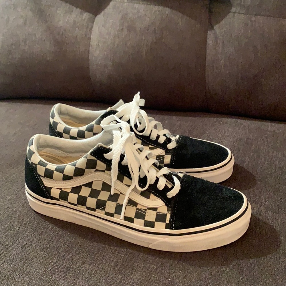 Checkered Vans 👌🏽